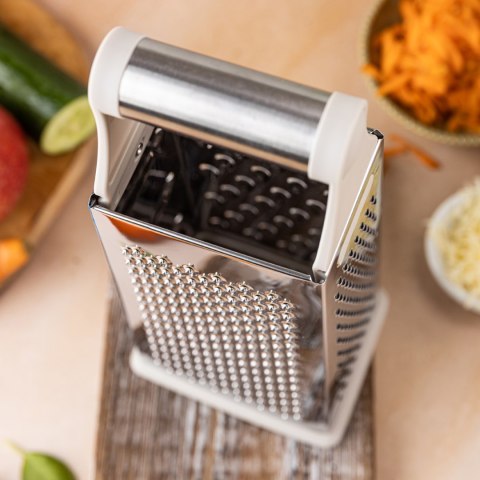 Tarka do warzyw, 4-stronna, stal nierdzewna, KINGHOFF KH-1989