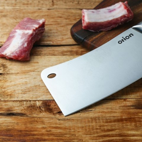 Tasak stalowy nóż kuchenny pojedynczy do mięsa kości MASTER 32cm ORION 141324