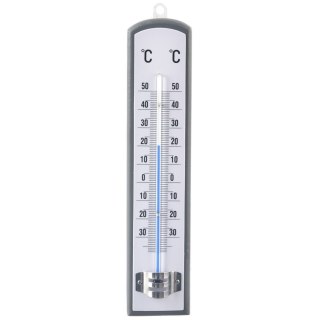 Termometr drewniany zewnętrzny i wewnętrzny do pokoju analog 21cm ORION 830229