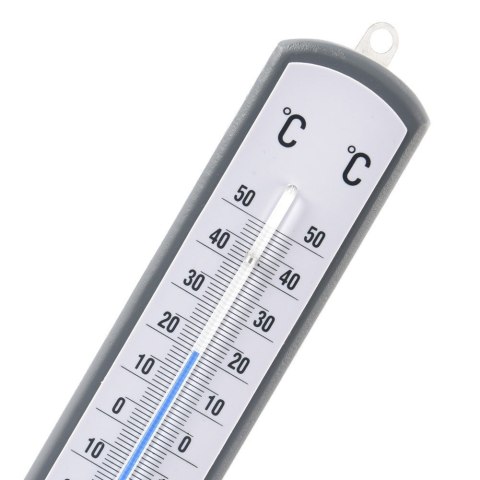 Termometr drewniany zewnętrzny i wewnętrzny do pokoju analog 21cm ORION 830229