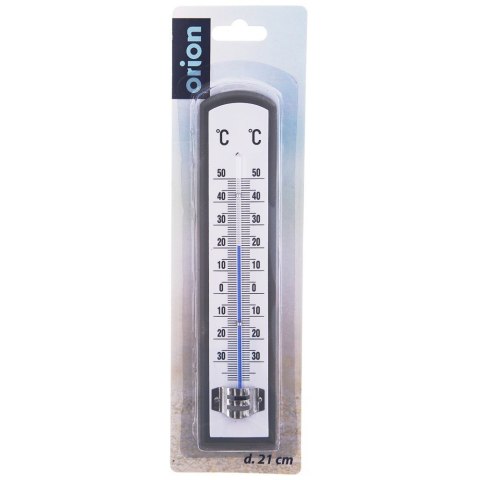 Termometr drewniany zewnętrzny i wewnętrzny do pokoju analog 21cm ORION 830229