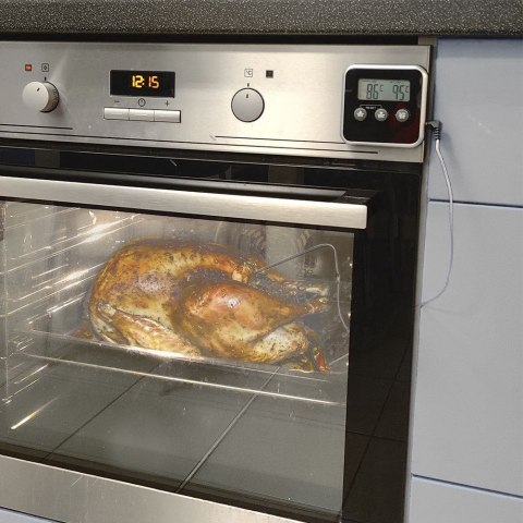 TERMOMETR KUCHENNY ELEKTRONICZNY CYFROWY Z SONDĄ DO MIĘSA STEKÓW MIĘS ORION 152867