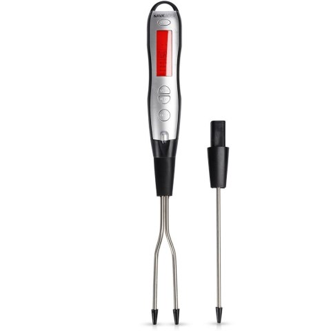 TERMOMETR KUCHENNY ELEKTRONICZNY Z WIDELCEM I SONDĄ DO MIĘSA TIMER ACER NAVA 10-274-041