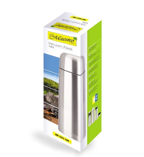 TERMOS STAL NIERDZ. 0.5L + POKROWIEC MAESTRO MR-1633-50