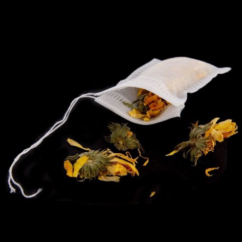 TOREBKI TEKSTYLNE DO ZAPARZANIA HERBATY ZIÓŁ NA PRZYPRAWY 50 SZTUK ORION 142255