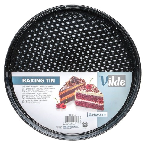 TORTOWNICA ROZPINANA GRANITOWA FORMA OKRĄGŁA 24CM VILDE 279016