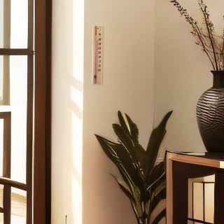 Termometr uniwersalny drewniany z drewna zewnętrzny wewnętrzny 20cm ORION 830226