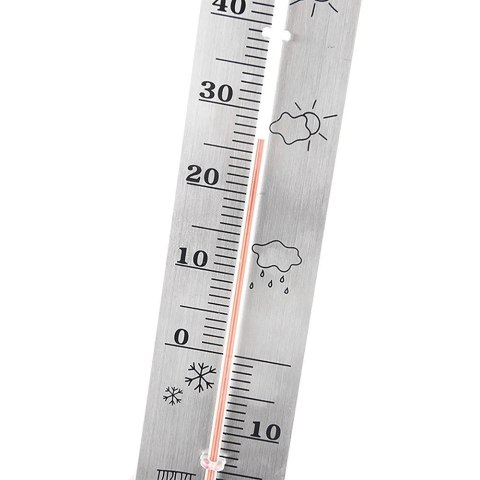 Termometr uniwersalny stalowy wewnętrzny zewnętrzny 28cm ORION 152870