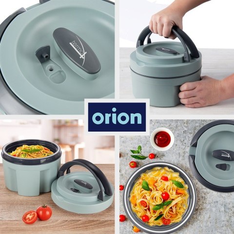 Termos obiadowy duży stalowy na obiad zupę TERMO 2,4L ORION 128529