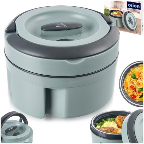 Termos obiadowy duży stalowy na obiad zupę TERMO 2,4L ORION 128529