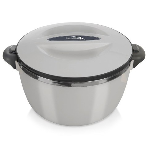 Termos obiadowy stalowy termomisa na zupę lody duży szary TERMO 3,5L ORION 128524