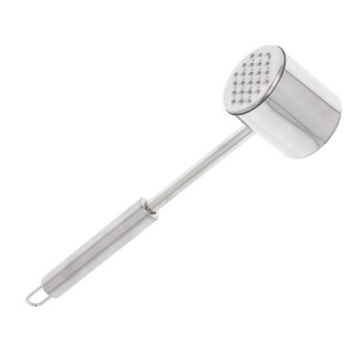 Tłuczek młotek do mięsa kotletów DUŻY metalowy srebrny BRUNBESTE BB-3336