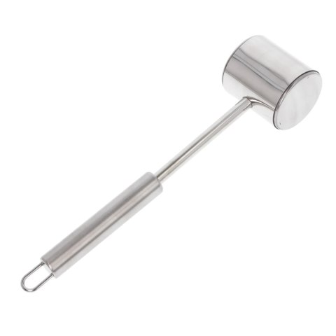 Tłuczek młotek do mięsa kotletów DUŻY metalowy srebrny BRUNBESTE BB-3336