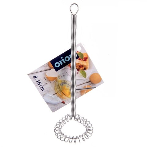 Trzepaczka do ubijania jajek piany ubijak ubijaczka stalowa MAŁA 15cm ORION 141048