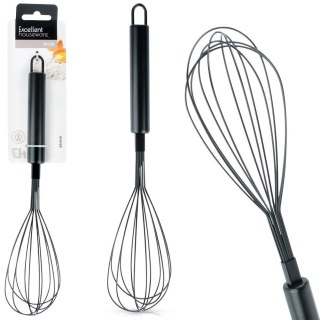 Trzepaczka do ubijania jajek piany ubijak ubijaczka stalowa czarna 29cm EXCELLENT HOUSEWARE 259717