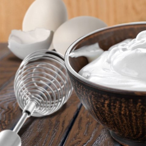 Trzepaczka do ubijania jajek śmietany ubijaczka stalowa spiralna 26cm ORION 141045