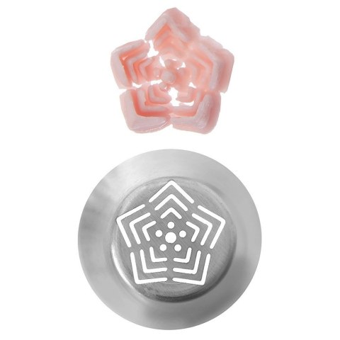 Tylka rosyjska cukiernicza końcówka do dekoracji stalowa gwiazdka ORION 153035