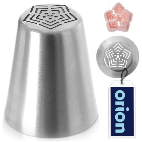 Tylka rosyjska cukiernicza końcówka do dekoracji stalowa gwiazdka ORION 153035