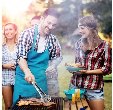 UNIWERSALNE SZCZYPCE KUCHENNE Z SITKIEM 30 CM DO GRILLA BRUNBESTE BB-2497