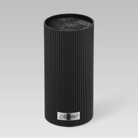 UNIWERSALNY BLOK STOJAK NA NOŻE PRZYBORY KUCHENNE CZARNY MAESTRO MR-1437-BL