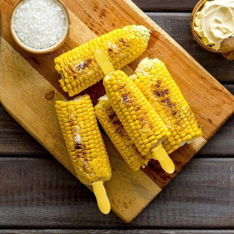 Uchwyt do kukurydzy 6 sztuk uchwyty szpikulec szpikulce do jedzenia ORION 531341