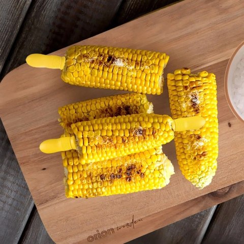 Uchwyt do kukurydzy 6 sztuk uchwyty szpikulec szpikulce do jedzenia ORION 531341