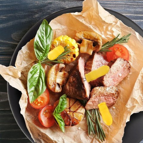 Uchwyt do kukurydzy 6 sztuk uchwyty szpikulec szpikulce do jedzenia ORION 531341