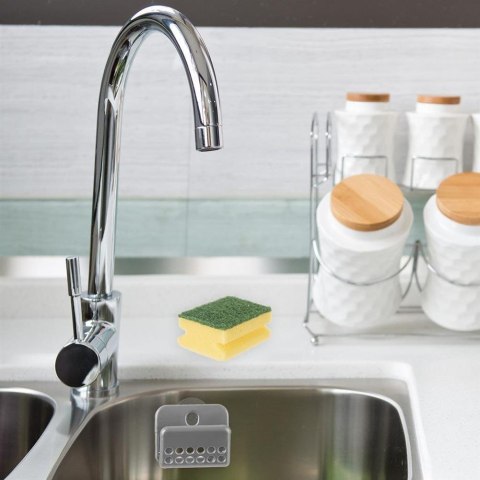 Uchwyt ociekacz na gąbkę do naczyń do zlewu organizer pojemnik ORION 540119