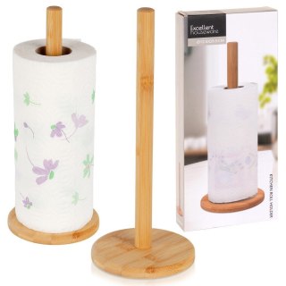 Uchwyt stojak na ręcznik kuchenny papierowy DUŻY XXL drewniany 29.5cm EXCELLENT HOUSEWARE 229186