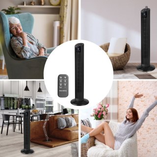 WENTYLATOR KOLUMNOWY PODŁOGOWY Z PILOTEM 55W KLAUSBERG KB-7876