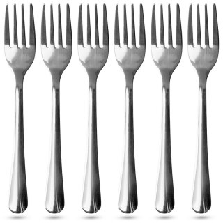 WIDELCZYKI DESEROWE DO CIASTA PRZEKĄSEK STALOWE 6-ELE EXCELLENT HOUSEWARE 139185