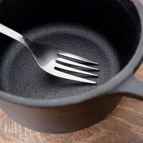 WIDELCZYKI DESEROWE DO CIASTA PRZEKĄSEK STALOWE 6-ELE EXCELLENT HOUSEWARE 139185