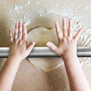 Wałek cukierniczy kuchenny do ciasta stalowy duży 40CM ORION 141255