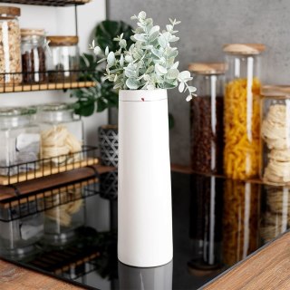 Wazon na kwiaty ceramiczny wysoki biały SERCE 23cm ORION 820172