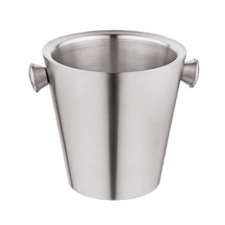 Wiaderko do lodu, podwójne ścianki, stal nierdzewna, 22x22 cm, KINGHOFF KH-1891