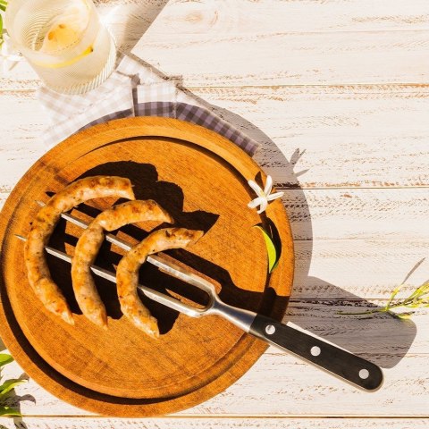 Widelec do mięsa na grilla stalowy długi MASTER 30cm ORION 143908