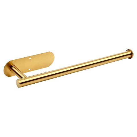 Wieszak UCHWYT na ręcznik papierowy kuchenny ścienny stalowy złoty VILDE 229138