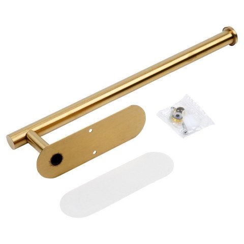 Wieszak UCHWYT na ręcznik papierowy kuchenny ścienny stalowy złoty VILDE 229138