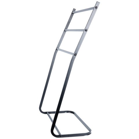 Wieszak stojak na ręczniki łazienkowe stojący uchwyt metalowy czarny VILDE 568019