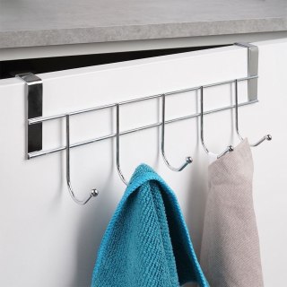 Wieszak uchwyt na drzwi do łazienki kuchni na ręczniki ścierki ORION 532073