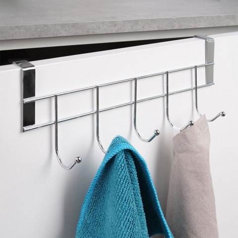 Wieszak uchwyt na drzwi do łazienki kuchni na ręczniki ścierki ORION 532073