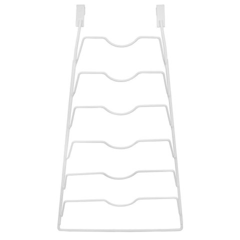 Wieszak uchwyt organizer na pokrywki metalowy biały ORION 122968