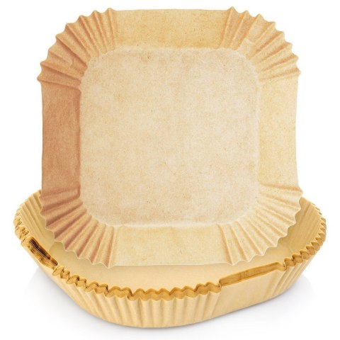 WKŁADY PAPIEROWE DO FRYTKOWNICY BEZTŁUSZCZOWEJ 21X21CM PAPIER 100 SZT ORION 120071