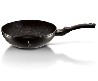 WOK GRANITOWY 28cm BERLINGER HAUS BLACK SILVER BH-1848