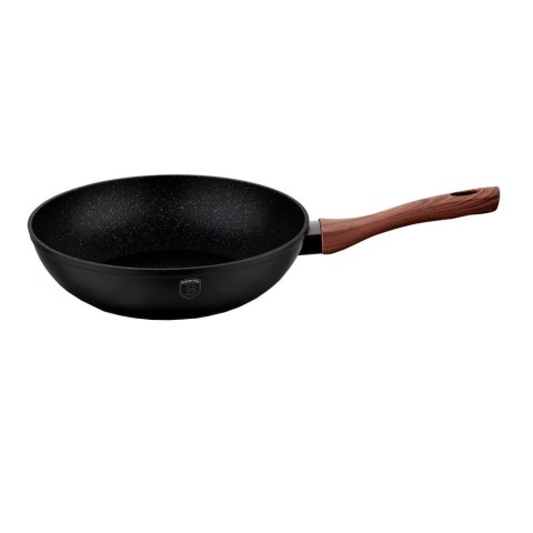 WOK Z POWŁOKĄ GRANITOWĄ 28cm 3.2L BERLINGER HAUS EBONY ROSEWOOD BH-1719
