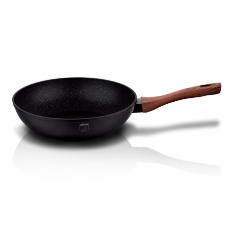 WOK Z POWŁOKĄ GRANITOWĄ 28cm 3.2L BERLINGER HAUS EBONY ROSEWOOD BH-1719