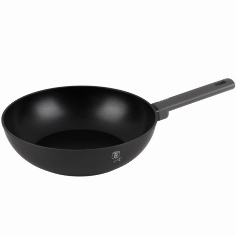 WOK Z POWŁOKĄ TYTANOWĄ 28CM PATELNIA GŁĘBOKA BERLINGER HAUS ANTRACIT BH-8123
