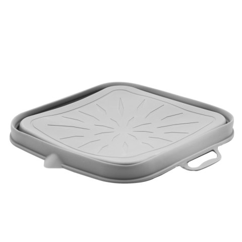 Wkład silikonowy do frytkownicy beztłuszczowej AIR FRYER szary składany BRUNBESTE BB-3762