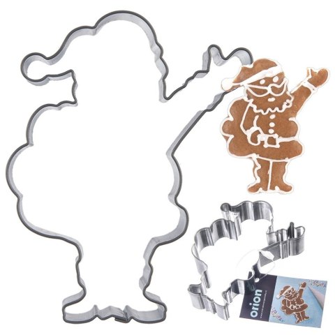 Wykrawacz do ciastek stalowy Mikołaj 7,3 cm ORION 127490