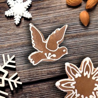 Wykrawacz do ciastek stalowy gołąb 6 cm ORION 127470